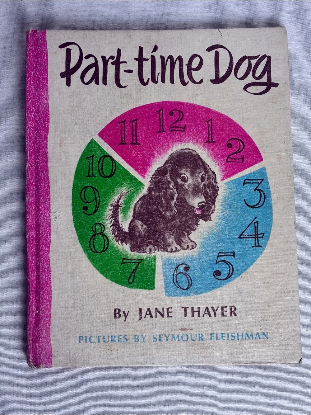 Vintage 1965 Part-time Dog Hardcover Book Jane Thayer Weekly Reader Childrens